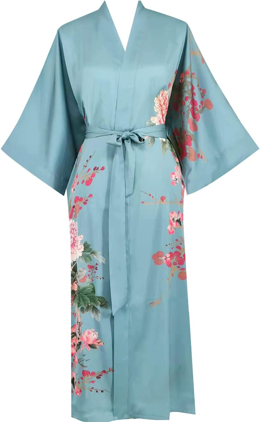 Women'S Satin Kimono Robes, Bathrobes, Pajamas, Loungewear